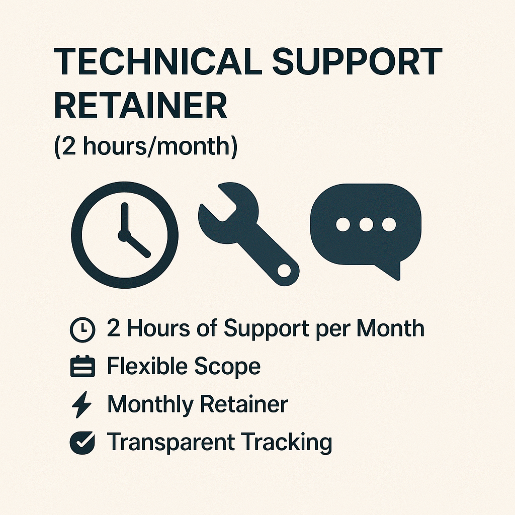 Technical Support Retainer (hourly)
