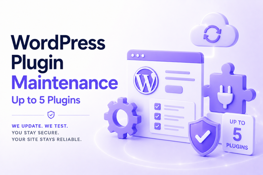 WordPress Plugin Maintenance (up to 5 plugins)